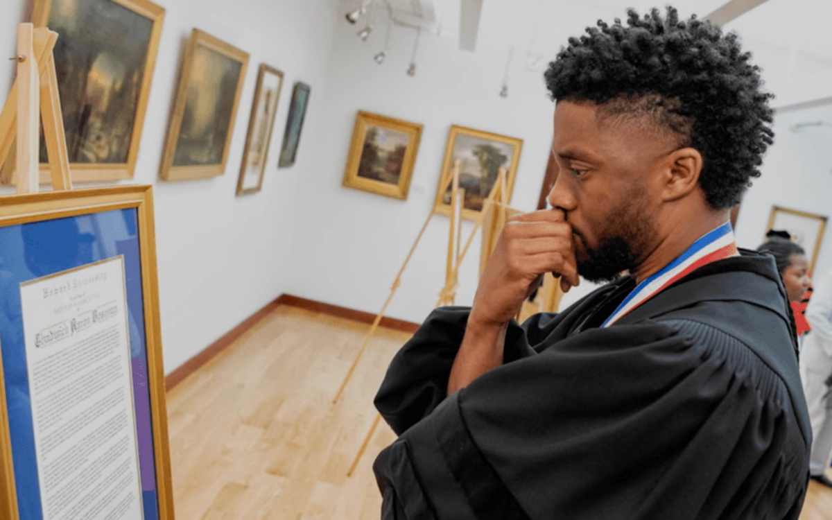 Chadwick A. Boseman  at Howard University Graduation