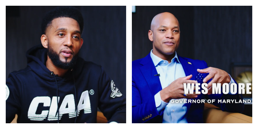 Mayor Brandon Scott and Governor Wes Moore
