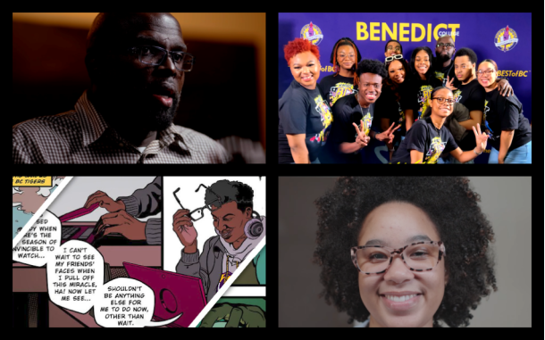 Sanford Green of Benedict College at the Blackboard