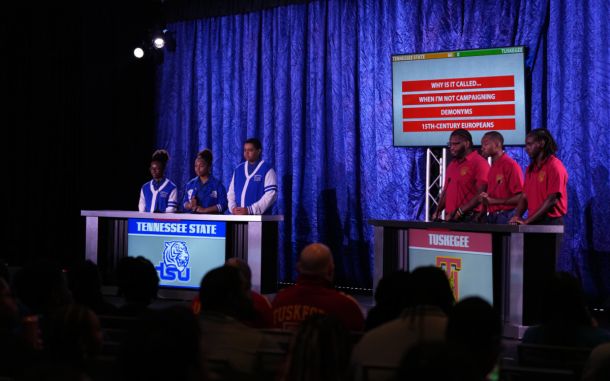 Honda Campus All-Star Challenge HBCU Students Competing on Stage